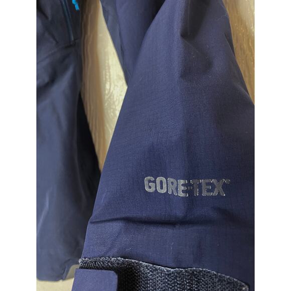 PATAGONIA Women's Descensionist Gore-Tex Blue Ski Jacket Shell US LARGE - Picture 7 of 7